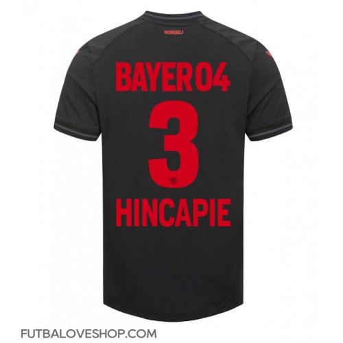 Dres Bayer Leverkusen Piero Hincapie #3 Domáci 2023-24 Krátky Rukáv